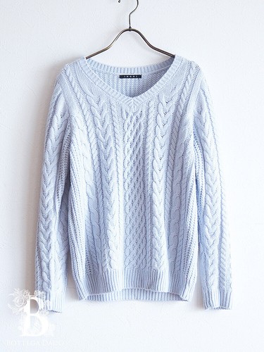 🌹INGNI🌹Japanese Style Sweater Blue 