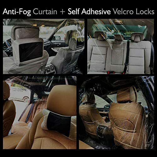 UK Safety Cab Taxi Driver Partition Protector Screen Isolation Film Anti-droplet - Picture 2 of 4