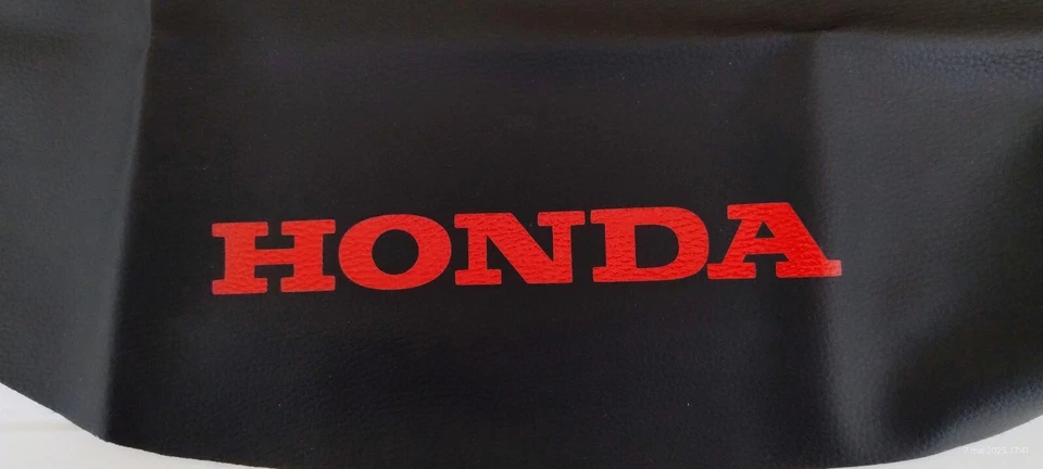 Housse de selle noire Honda NX 650 Dominator de 1988 à 1991 avec logo rouge - Photo 2/3