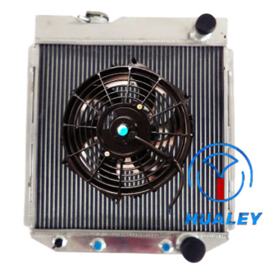 For 1963-1966 Ford Mustang Falcon / Mercury Comet 4.3L 3 Row Radiator Fan