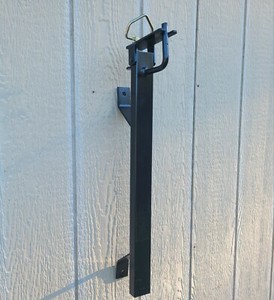 wall mounted backpack rack