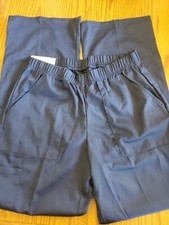 Scrubstar Core Pull Up Scrub Pants Small NWT Navy Blue