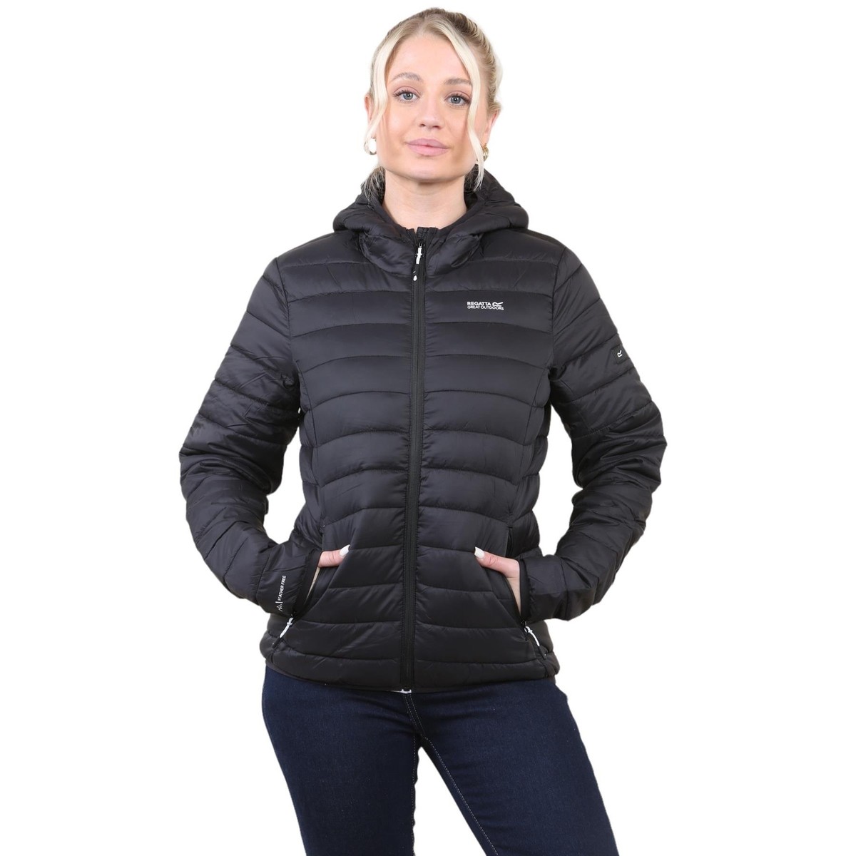 Regatta Womens Hooded Marizion Water Repellent Puffer Jacket Ladies Padded  Coat