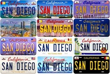 San Diego California Aluminum Novelty Car License Plate