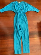 Paloma Wool Pure Cotton Turquoise Soft Jumpsuit Playsuit Liberty £250 M 8 10 Wow