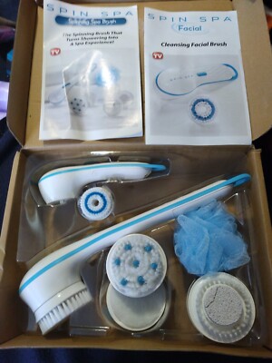 Spin Spa FACIAL Cleansing Facial Brush As Seen On TV ~ BRAND NEW IN BOX!!