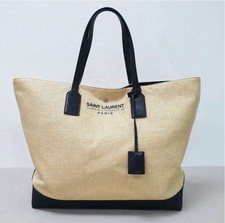 Saint Laurent Raffia Beach Tote