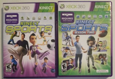 Kinect Sports & Kinect Sports Season Two (Xbox 360) with Manuals