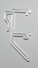 Pkg of 10 Mini Blind Double Valance Clips For 1" Tall Valance Strips