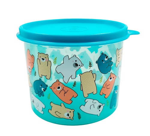 Vaso gigante de plástico Tupperware Bearbuddy Trio 450 ml bote compacto 570 ml - Imagen 22 de 42