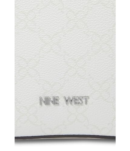 Nine West Kyndall NYC515775 Women's White Logo Detail Mini Tote HandBag JDM331 - Picture 8 of 8