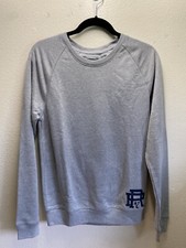 Polo Ralph Lauren Men's Grey PRL Logo Fleece Lined Lounge Sweatshirt size S NWT