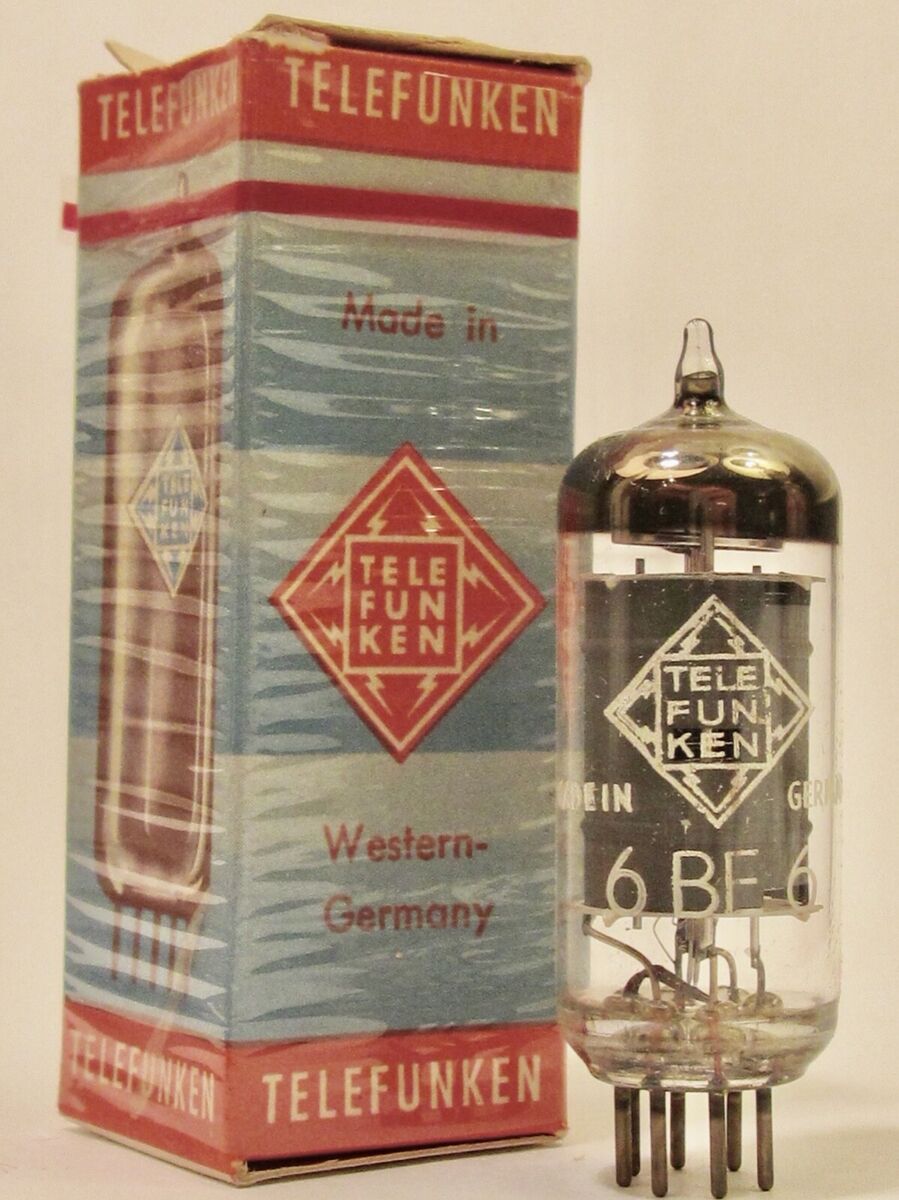 NOS TELEFUNKEN 6BE6 EK90 TUBE for McIntosh MR55 MR66 SCOTT NOS TELEFUNKEN 6BE6 EK90 TUBE for McIntosh MR55 MR66 SCOTT