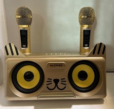 MASINGO Portable Kitty Cat Karaoke Machine for Family Fun w/Blue Tooth B-88 