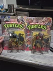 1988 TMNT Bebop Rocksteady Teenage Mutant Ninja Turtles Set Complete On Card