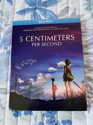5 Centimeters Per Second (Blu-ray, 2007) NEW