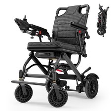15kg Elektryczny wózek inwalidzki Składany lekki wózek inwalidzki All-Terrain do samolotu
