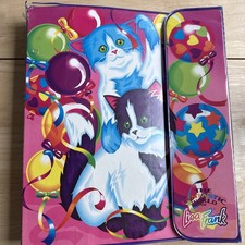 VTG Lisa Frank Trapper Keeper Binder 3 Ring  ...