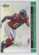 2007 Topps Finest Green Refractor 144/199 Alge Crumpler #89 00ah