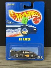 1991 Hot Wheels GT Racer 168 Black With Blackwalls