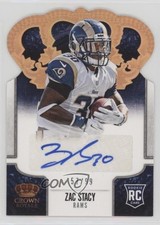2013 Crown Royale Retail Bronze Holo Die-Cut Signatures 57/99 Zac Stacy Auto i6j
