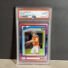 Bo Nix 2024 Panini Donruss Optic Preview Pink #369 Rookie Card RC PSA 10
