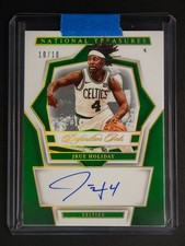Jrue Holiday 2023-24 Panini National Treasures Definitive Ink Auto Gold /10 [3hk