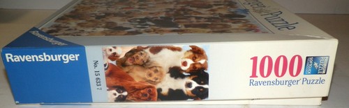 Ravensburger 1000 Piece Jigsaw Puzzle Dogs Galore Puppies 27" x 20" #156337 - Picture 3 of 5