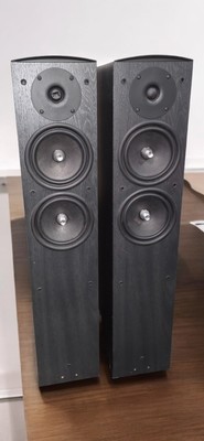 Jamo E855 Floorstanding Tower Speakers Pair 6 Ohm 140W Tested Working
