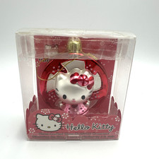 Hello Kitty Kurt Adler Hand Crafted Glass Ornament Sanrio Kawaii 2008 4