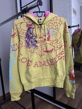Ed Hardy Christian Audigier Vintage Zip Hoodie Y2K Size Small