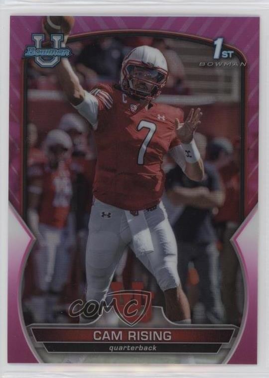 2022 Bowman U Chrome Pink Refractor Cameron Rising Cam Rising #76