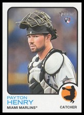 2022 Topps Heritage #656 Payton Henry Miami Marlins Baseball Card