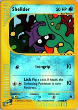 SHELLDER 129/165 COMMON EXPEDITION BASE SET POKEMON REVERSE HOLO MP on eBay