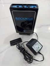 ROCKMAN HEADPHONE AMP II B W/ ROCKADAPTER! Works clean unit! Rev 7