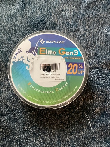 Saplize Fluorocarbon Coated 6 lb Fishing Line, 300 yds