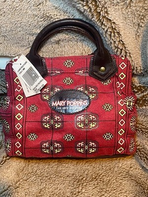 Disney Mary Poppins The New Musical Mini Carpet Bag Handbag Purse Broadway NWT