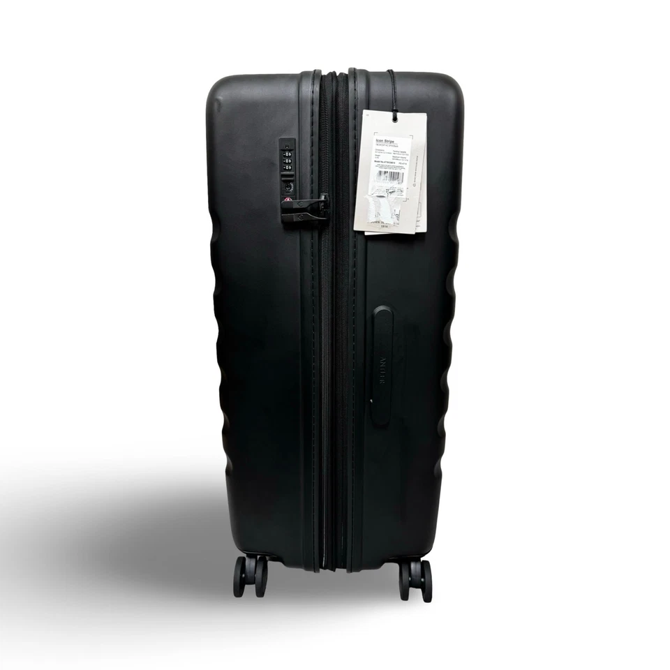   Maleta grande a rayas Antler Icon - negra Foto 3 de 4