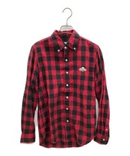 WACKO MARIA          Block check shirt Red  Black 13SS-BLO-06