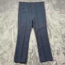 Levis Vintage 90's Black Gold Tab Dacron Polyester Blue/Gray Pants Mens 36 34x30