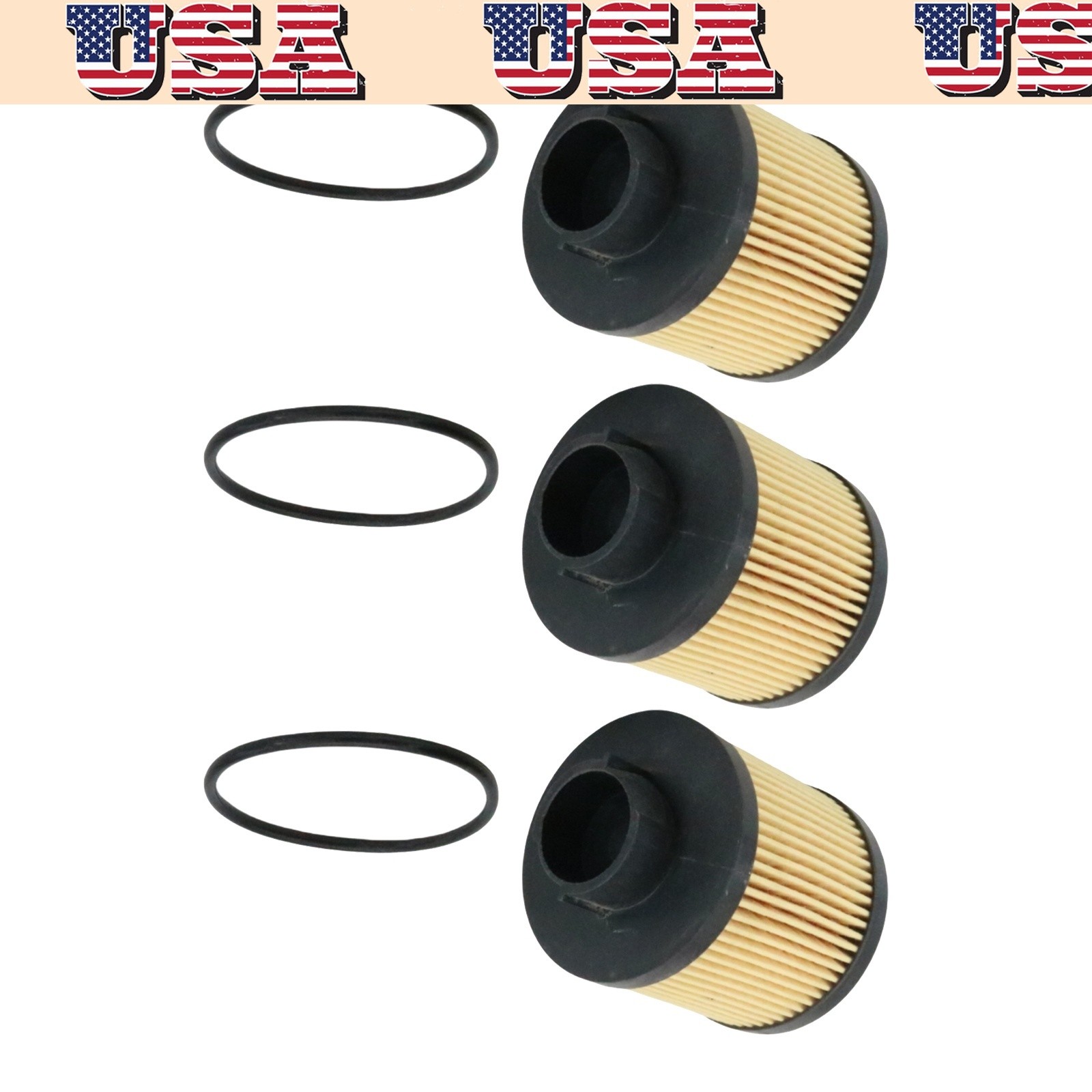 3X Oil Filter Fits Lamborghini Gallardo 2004-2008 07L115561C USA