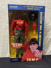 Gunnery Sgt. R. Lee Ermey 12" Motivational Talking Figure Sideshow - NEW 2006