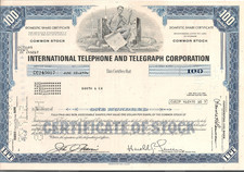 #A1274 International Telephone & Telegraph Corp 1976 Interesting Stock Booth Co