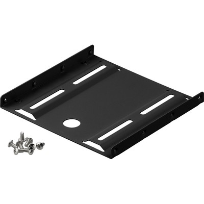 2,5'' Einbaurahmen auf 3,5'' schwarz für HDD SSD Laufwerke