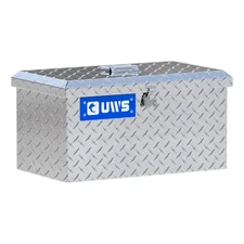 UWS TB-2 Bright Aluminum Tote Box Tool Box Storage Cargo Toolbox Storage Box