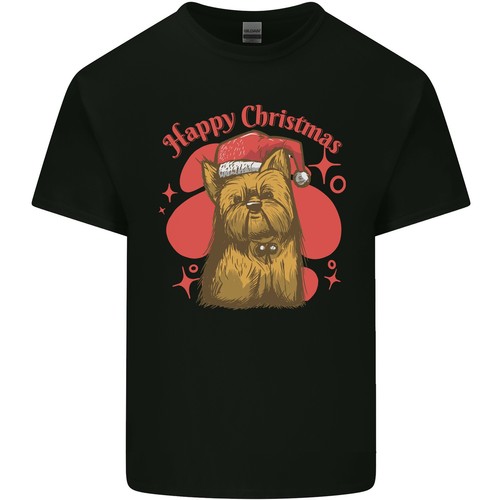 T-shirt Noël Gildan Homme - Léger Coton Avec Père Noël Et Biscuits - Modèle 3000