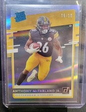 Anthony McFarland 2020 Chronicles Donruss Clearly Rated Rookie Silver Holo /10