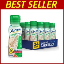 Diabetic Meal Replacement Shake, Classic Strawberry, 24 Pack