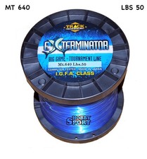FILO TRACK LINE EXTERMINATOR 640 MT BLUE 0.68MM TEST 50 LB NYLON TRAINA BIG GAME