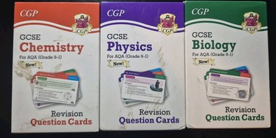 GCSE alle Wissenschaften AQA CGP Lernkarten (einzeln Wissenschaft Klasse 1-9)